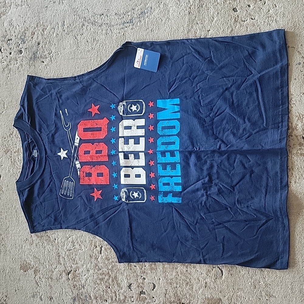 Large Patriotic Muscle Shirt